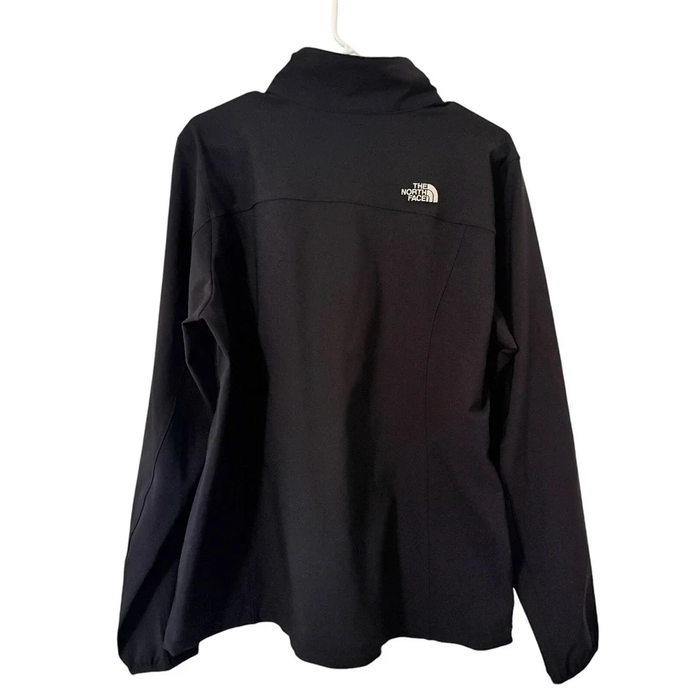 The North Face‎ Black Jacket 1/4 Zip Mid Weight Coat Mens Size XL